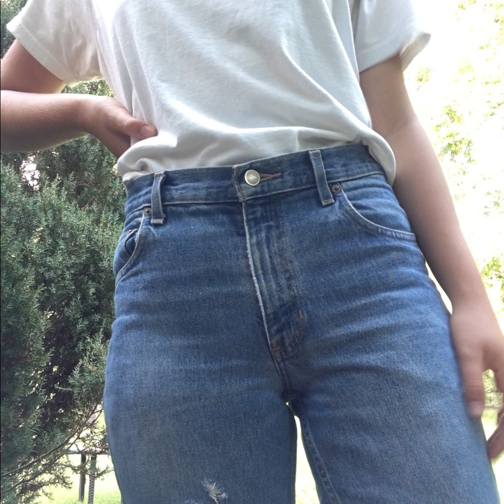 Vintage high waisted jeans